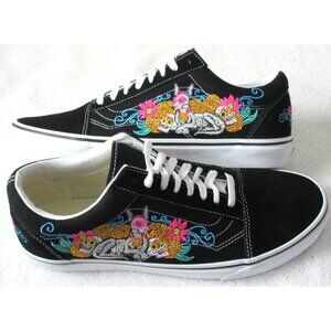Vans Men's Old Skool Xolo Black True White Day of The Dead shoes Sizes NIB
